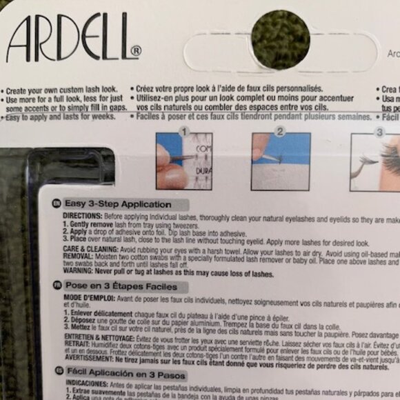 **NEW** Ardell Duralash Individual Singles Knotted Black,  Short, Lashes 3 Packs - Picture 4 of 5